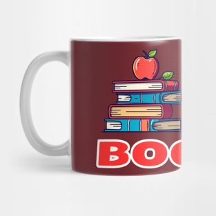 Apple of Wisdom: Get Hooked on Books Mug